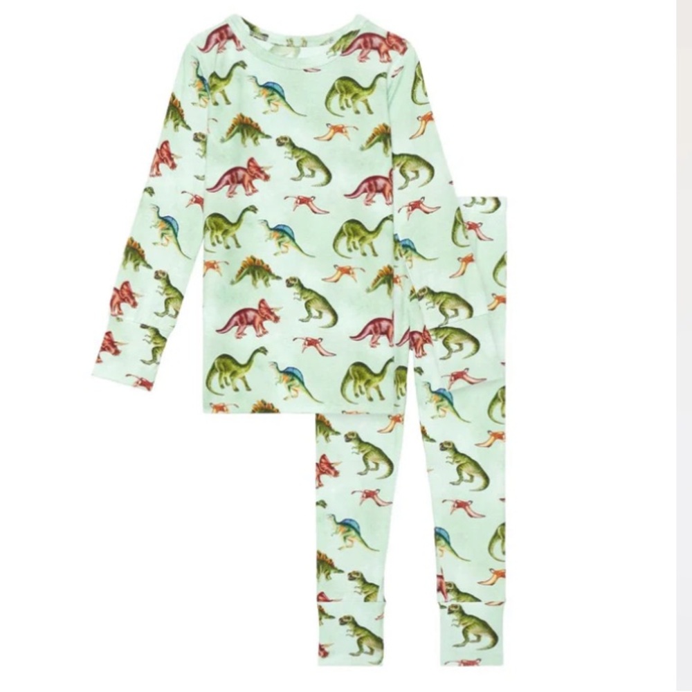 Posh Peanut Dinosaur Bamboo Pajama Set Soze 8Y